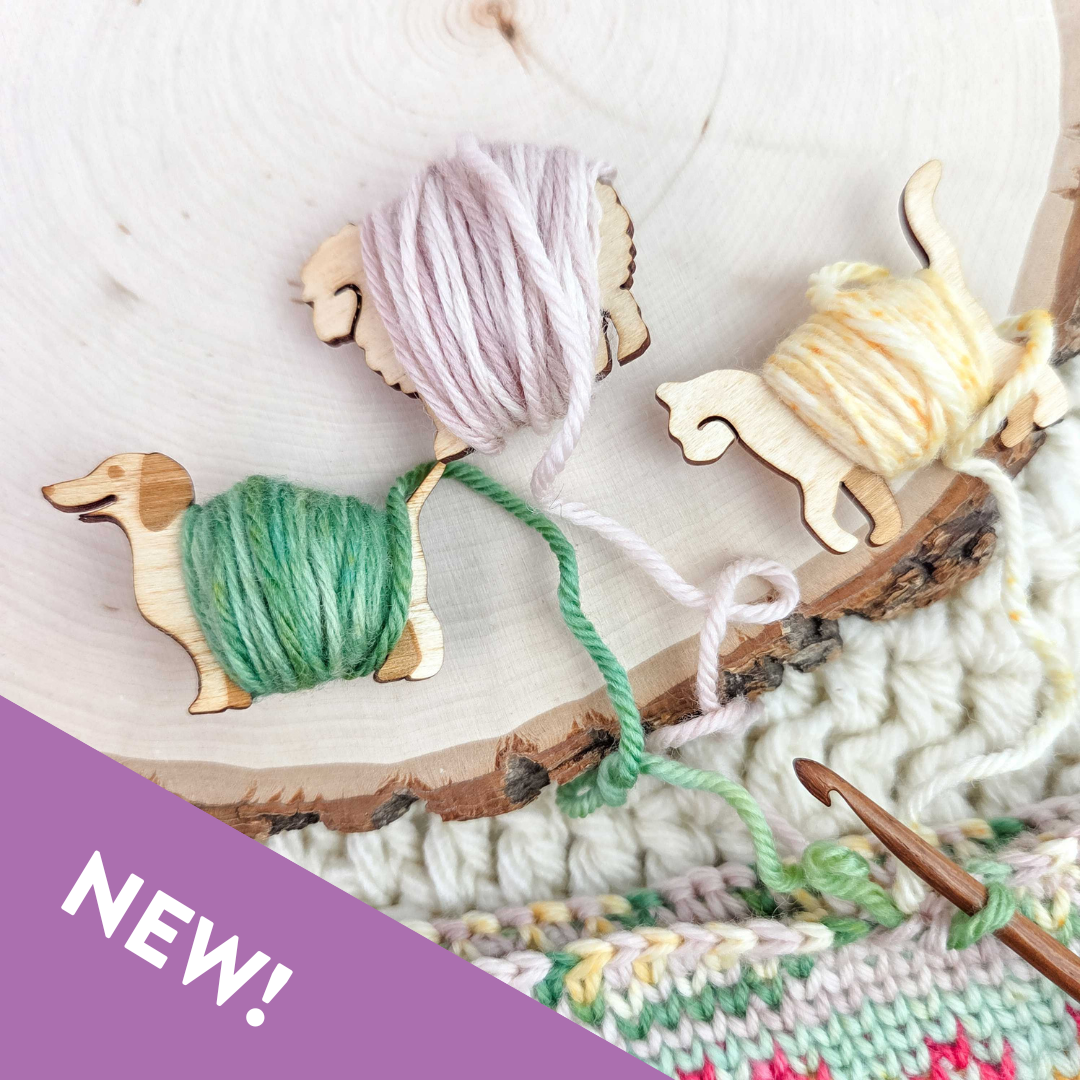 Twice Sheared Sheep Yarn Bobbins