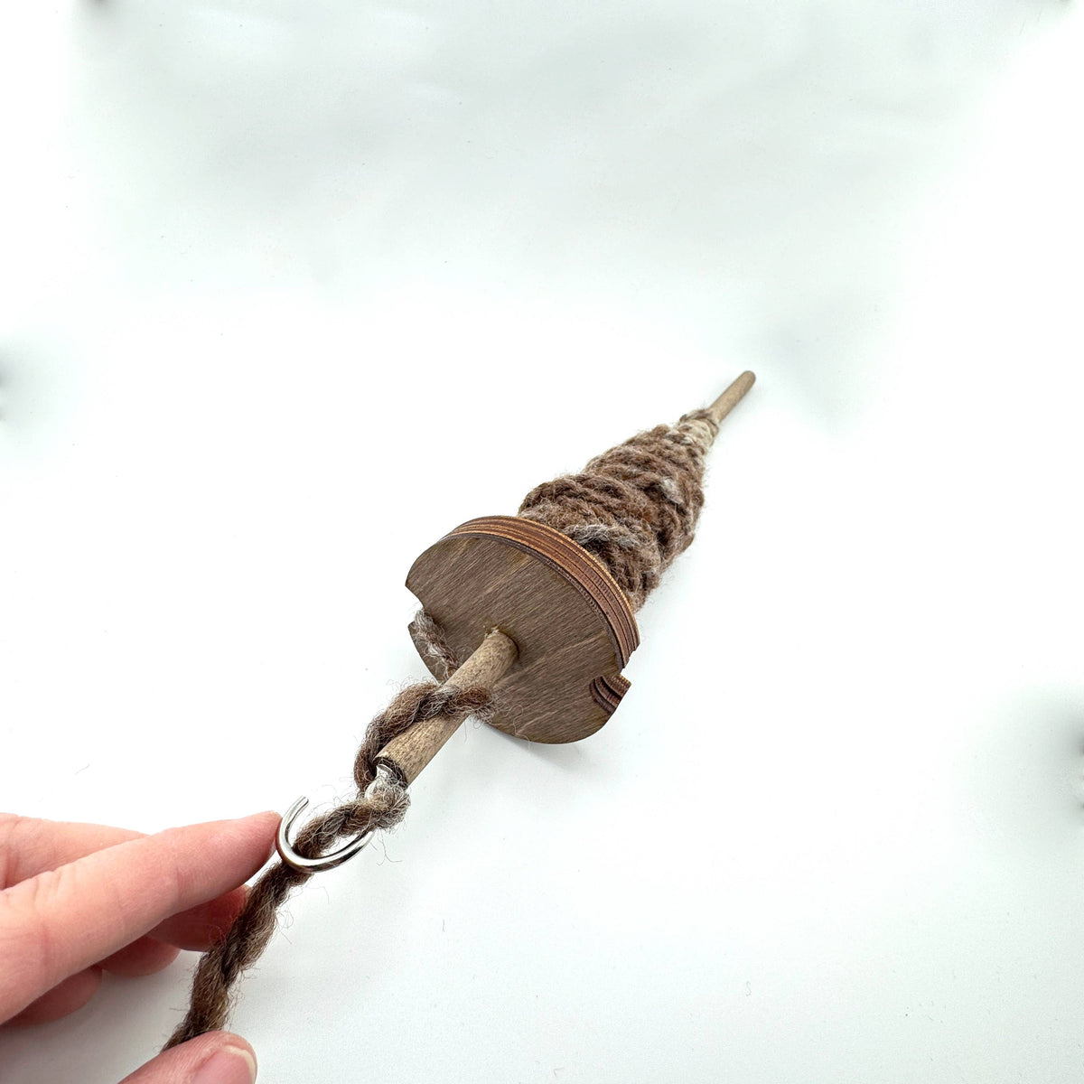 Birch Top Whorl Drop Spindle