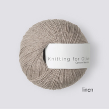Load image into Gallery viewer, Knitting for Olive Cotton Merino (fingering)