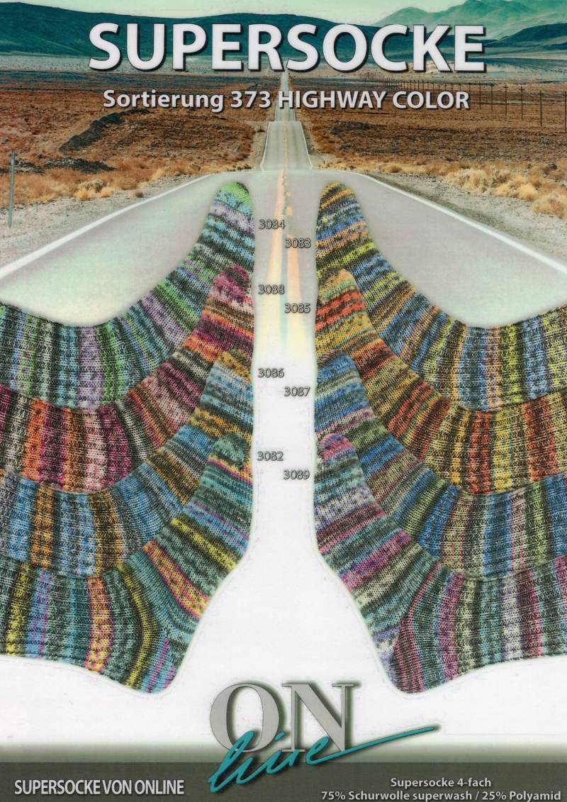 ONline Supersocke Highway Color (fingering/sock)