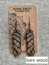 Load image into Gallery viewer, Sunrise Grove Yarn Hank Earrings