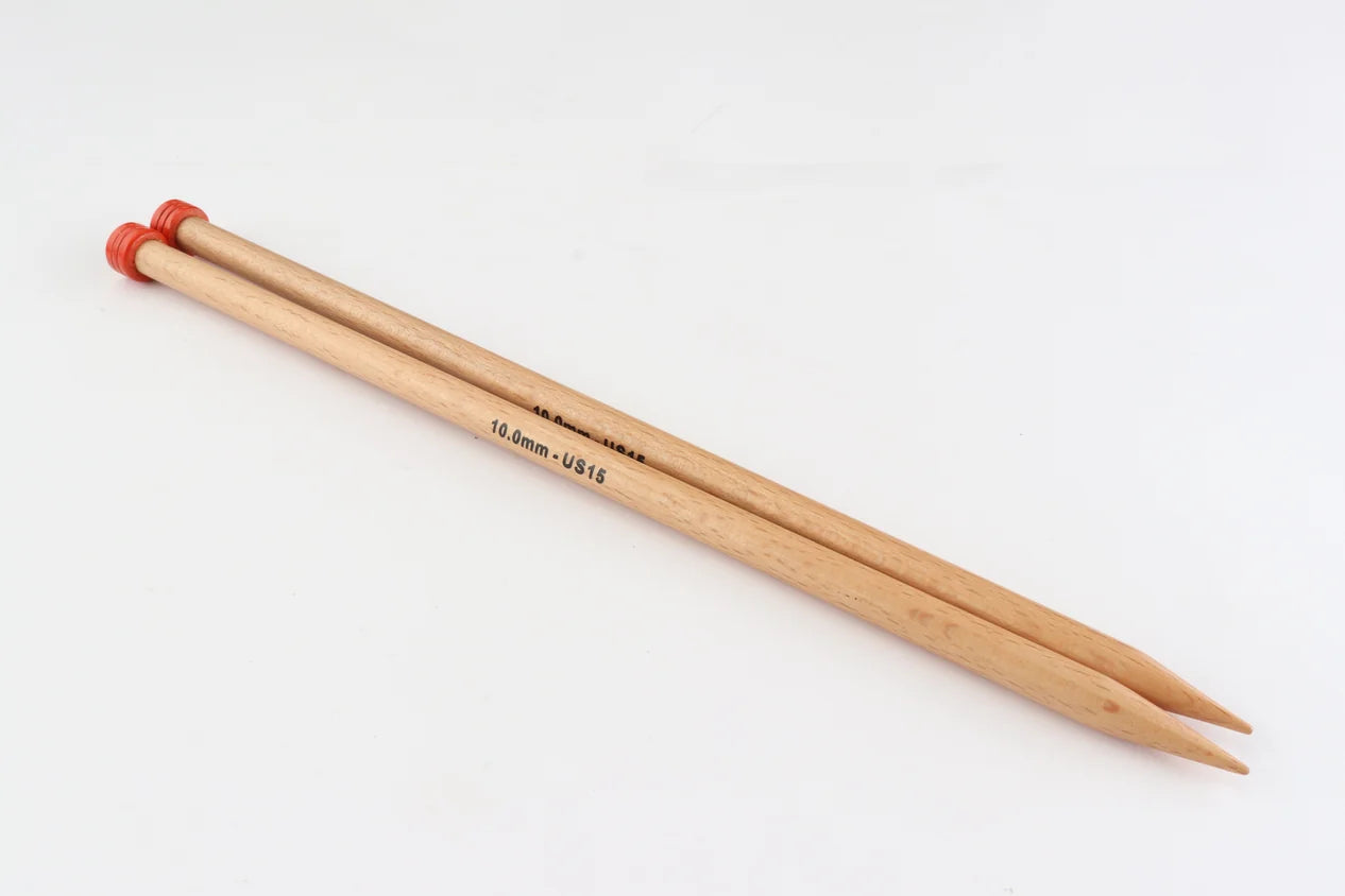 Basix jumbo bamboo straight knitting needles