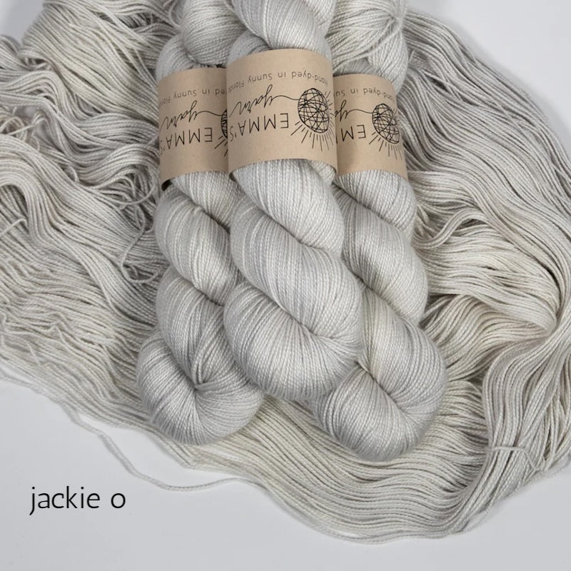Emma's Yarn Practically Perfect Sock fingering merino nylon yarn, jackie o