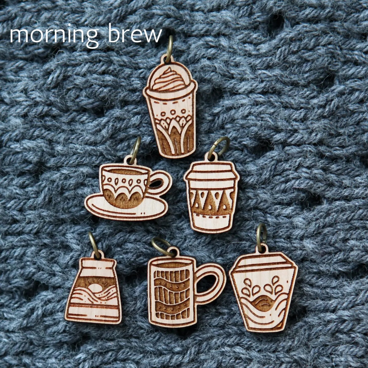 Sunrise Grove Wood Stitch Markers
