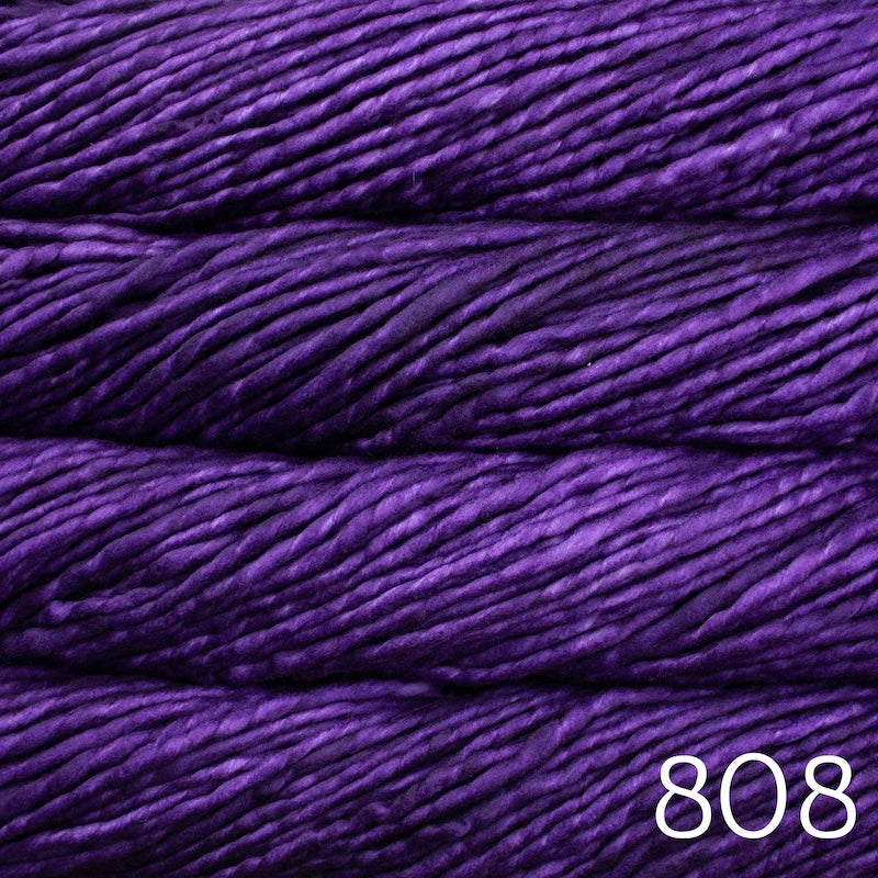 Malabrigo Rasta super bulky merino wool yarn in 808 violetta africana purple