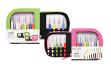 Load image into Gallery viewer, KnitPro Soft-Feel Silver Crochet Hooks by Knit Pro