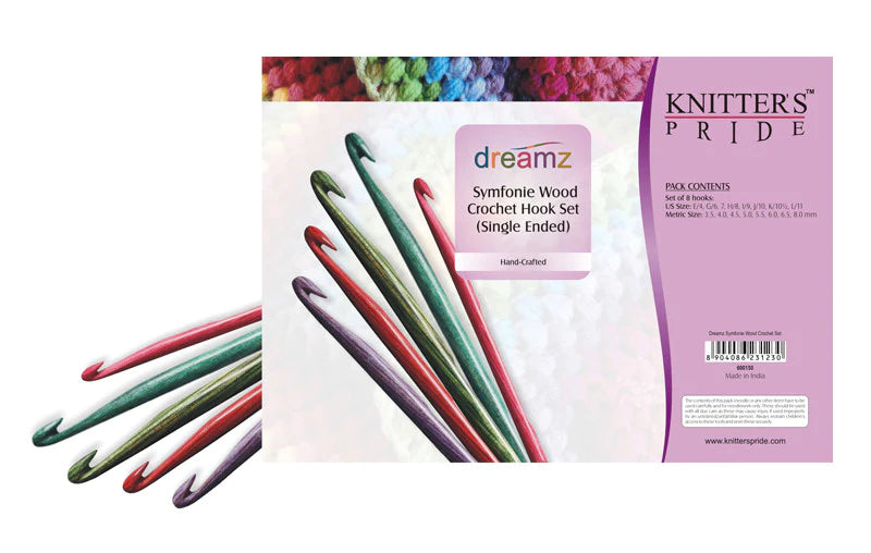 Knitter's Pride-Dreamz Single Ended Crochet Hook, Size K/6.5mm