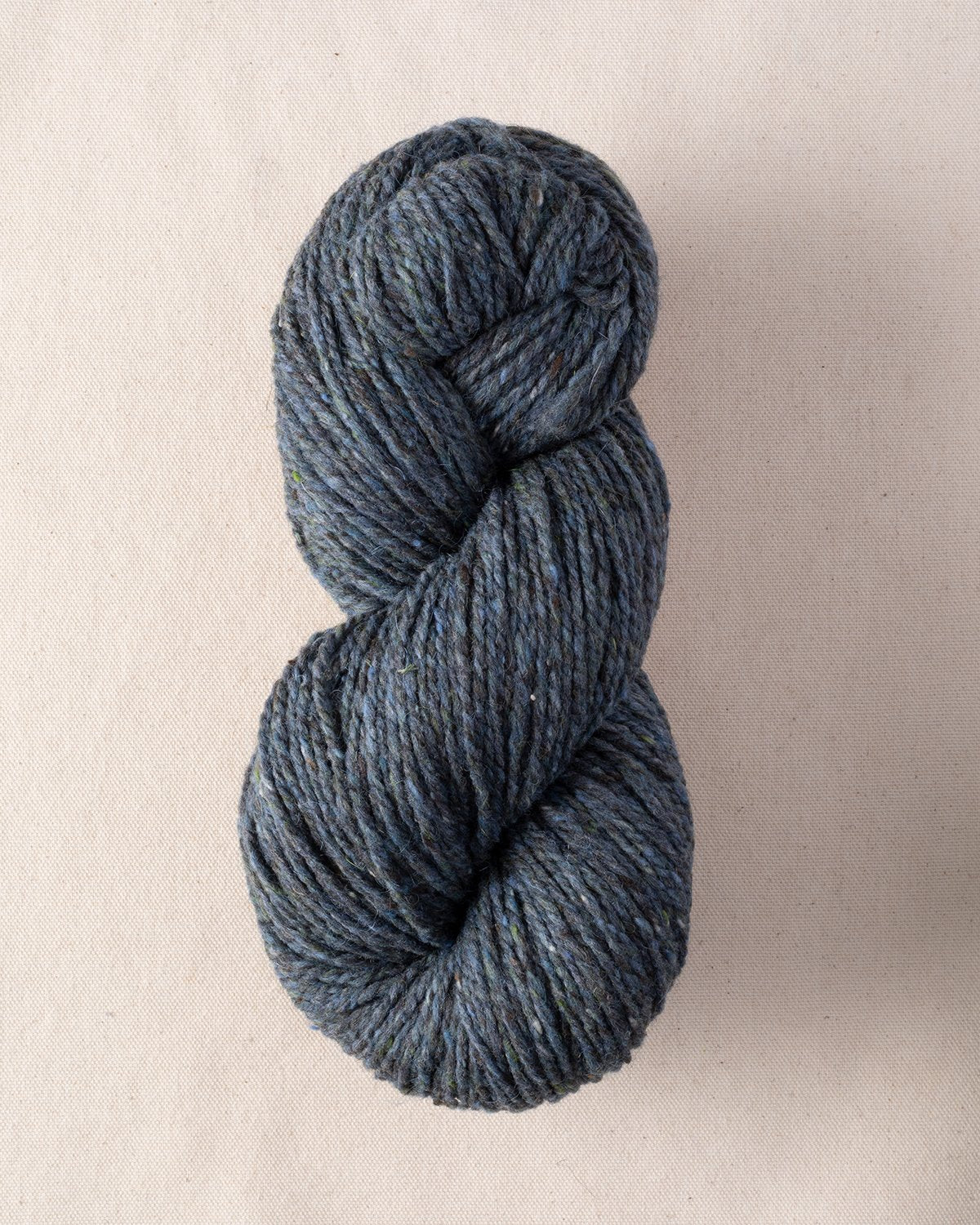 Peace Fleece worsted weight American fine wool and Texas mohair yarn in shade Kalinka Malinka.