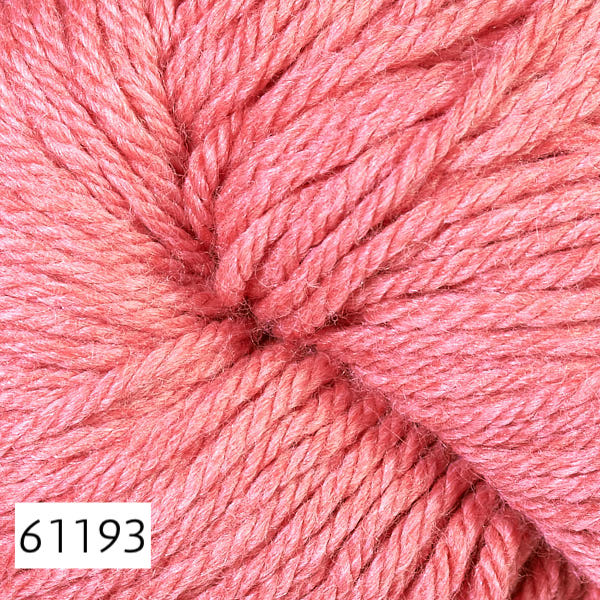 Berroco Vintage Chunky acrylic wool nylon yarn in 61193 guava pink