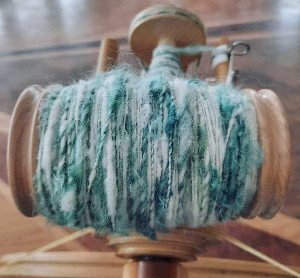 Angora Handspun and Millspun by Daylilly B True Angoras