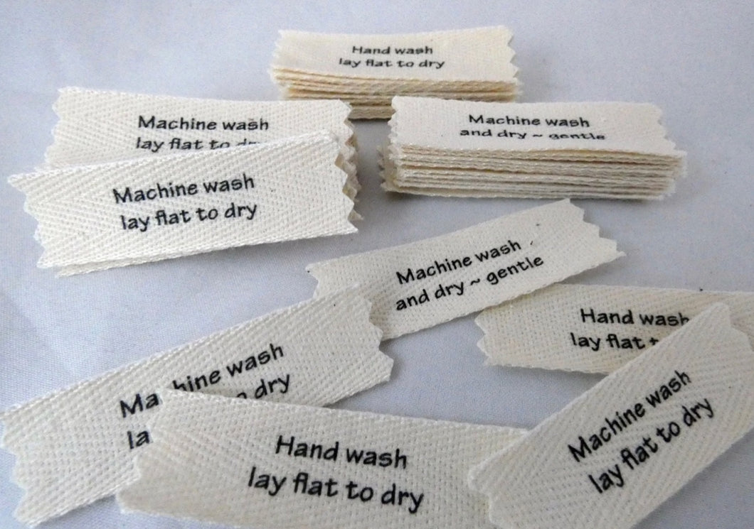 Fabric Garment Labels (for your handmade items)