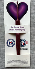 Load image into Gallery viewer, Purple Heart Crochet Hooks
