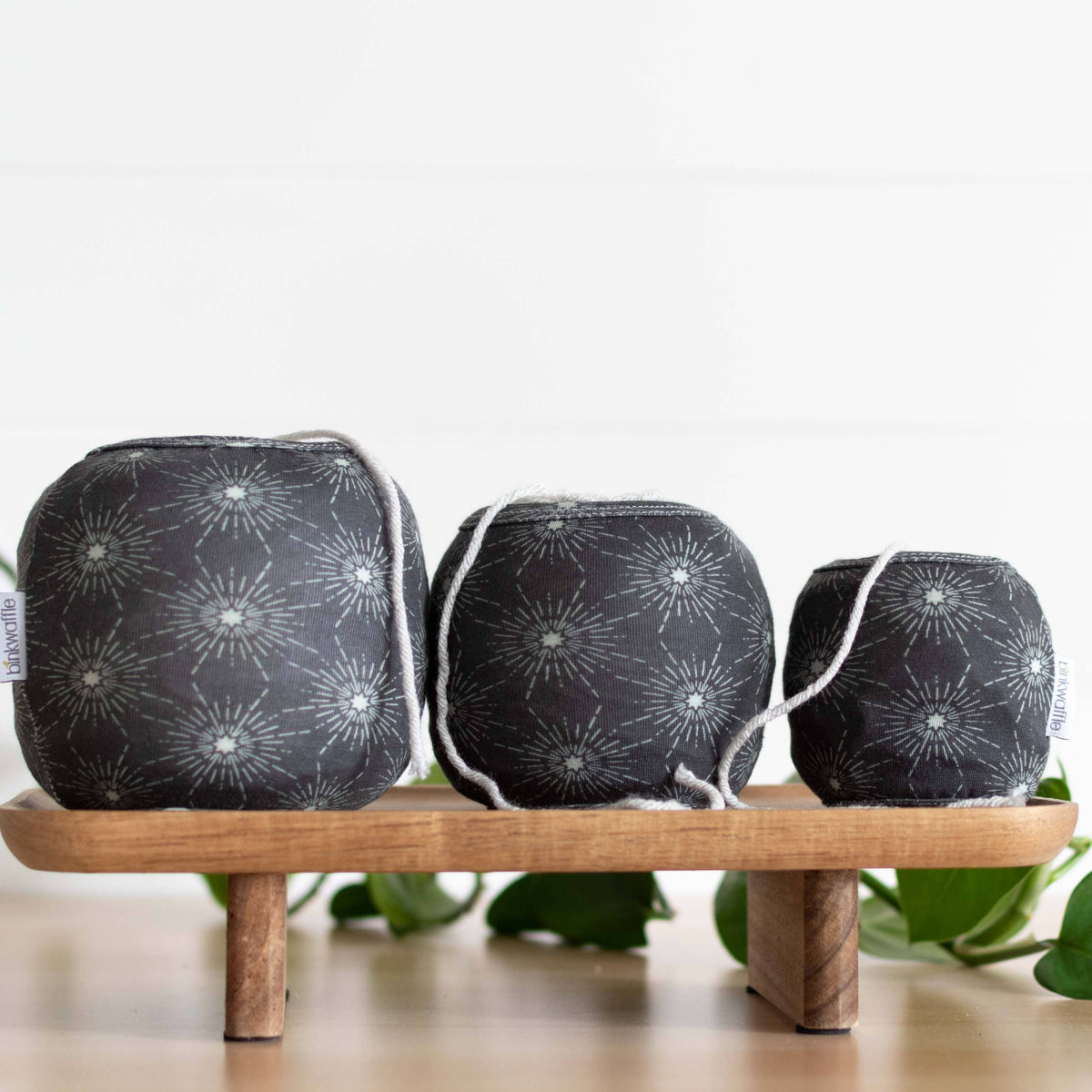 Cozy Cakes yarn cozies in night sky