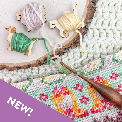 Twice Sheared Sheep Yarn Bobbins