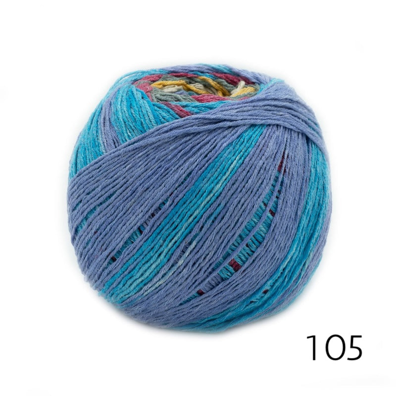 105 purple/turquoise/magenta/peach