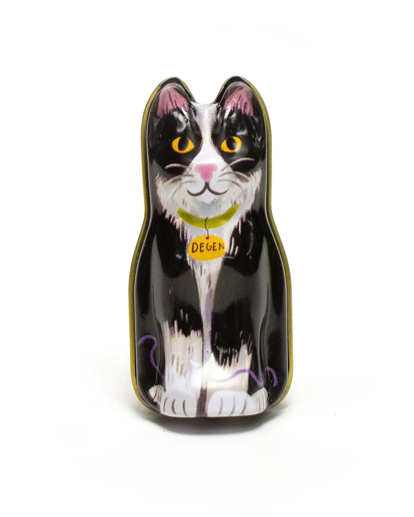 Black Cat Tin with Tapestry Needles