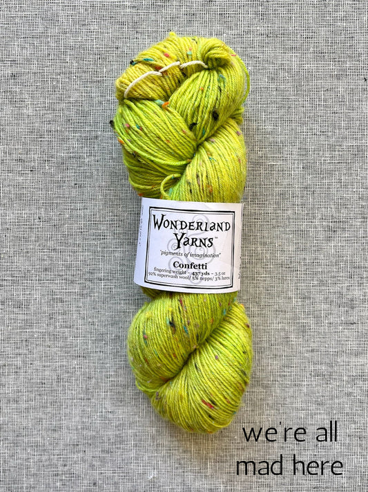Confetti by Wonderland Yarns (fingering)