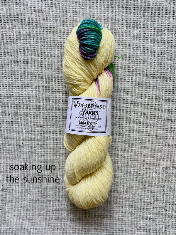 Mad Hatter Colorburst by Wonderland Yarns (sport)