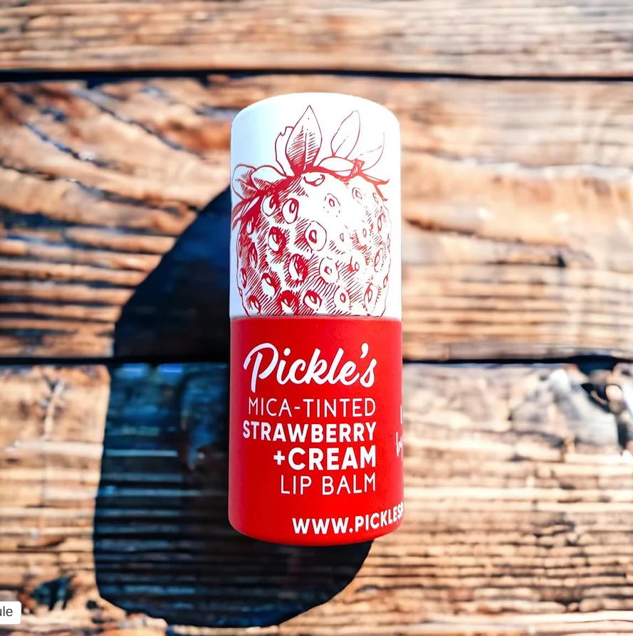 Pickle's Potions Strawberry & Cream Tinted Lip Butter
