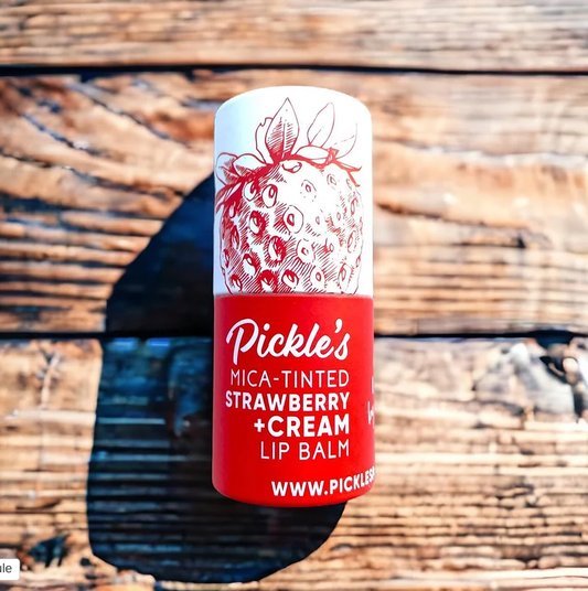 Pickle's Potions Strawberry & Cream Tinted Lip Butter