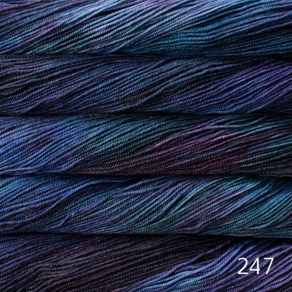 malabrigo brisa merino blend yarn shade 247 whales road
