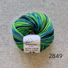 Load image into Gallery viewer, Supersocke 8-ply Active Color by OnLine (worsted)
