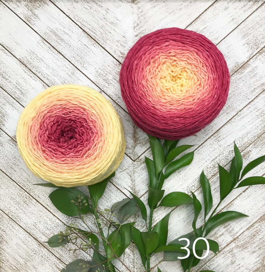 Frabjous Fibers Mary Ann Blossom Cake in Lantana