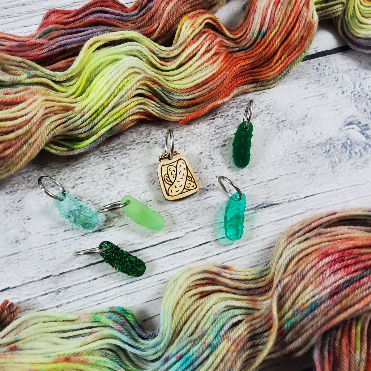 Katrinkles Pickle Stitch Marker Set