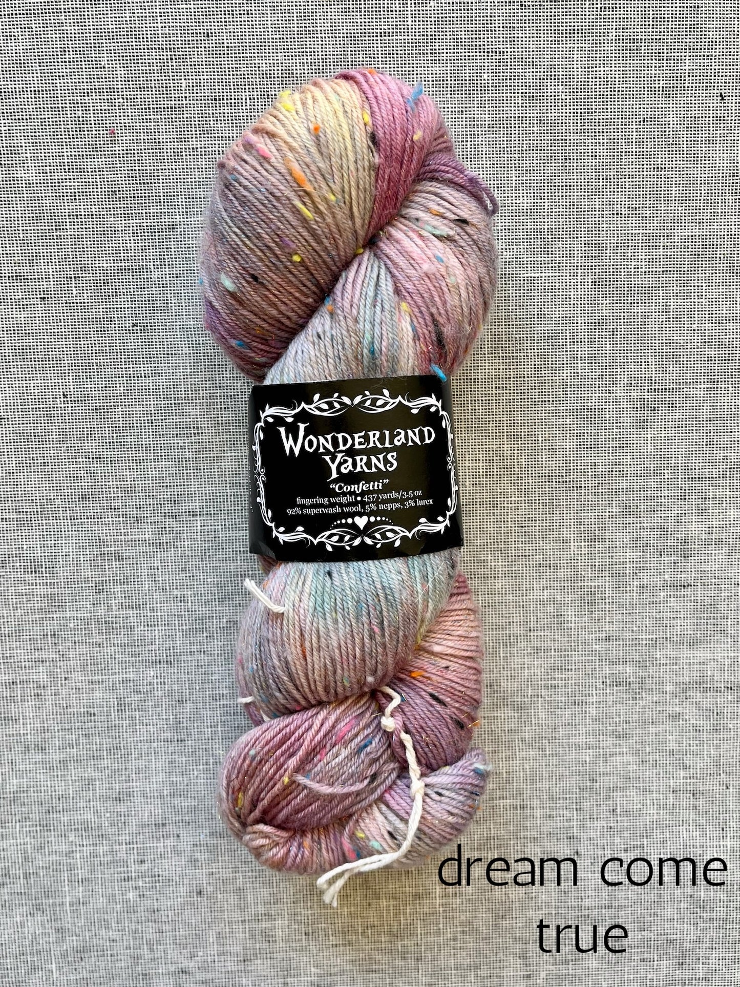 Confetti by Wonderland Yarns (fingering)