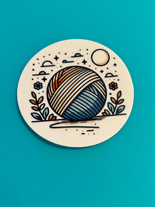 Vinyl Knitting Stickers by Comma Craft Co.