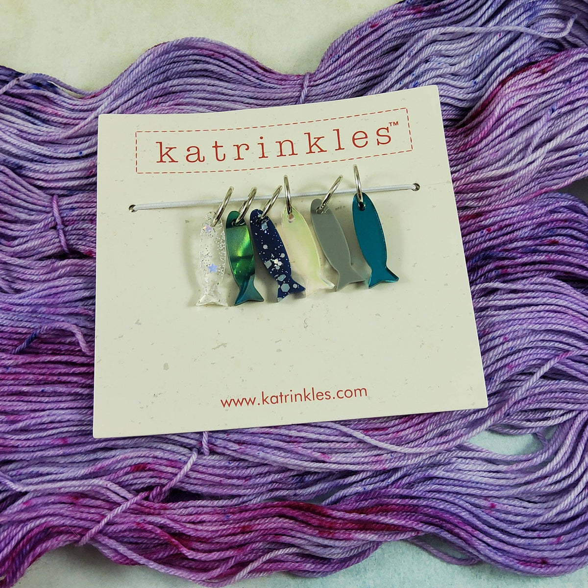 Katrinkles Fish Stitch Marker Set