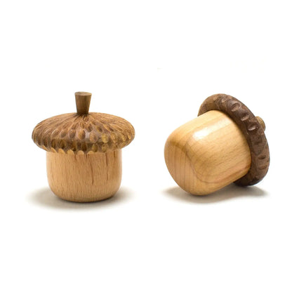 Stitch Marker Holding Acorn
