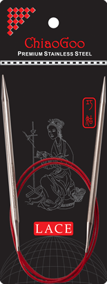 ChiaoGoo RED Lace Circular Knitting Needles