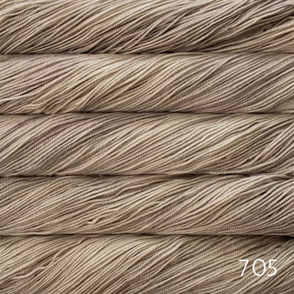 malabrigo brisa merino blend yarn shade 705 fog