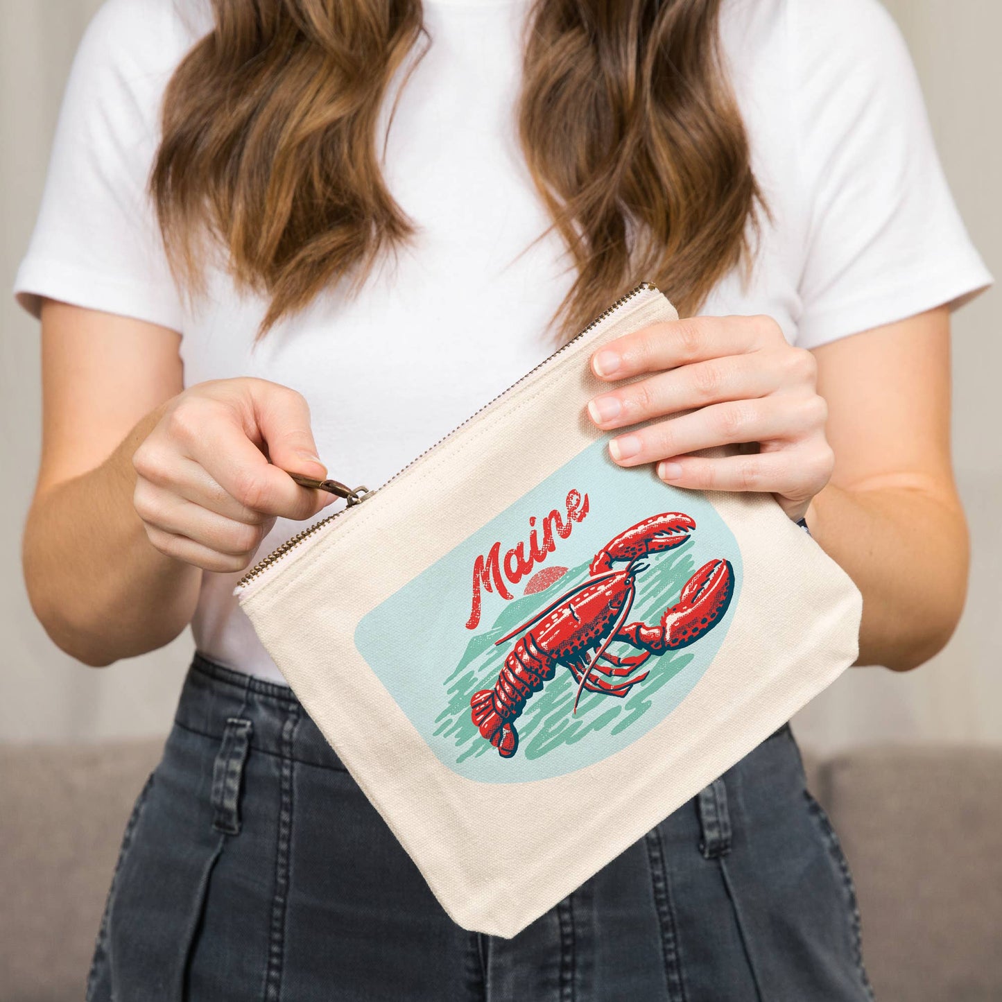 Maine Lobster Pouch by Lantern Press