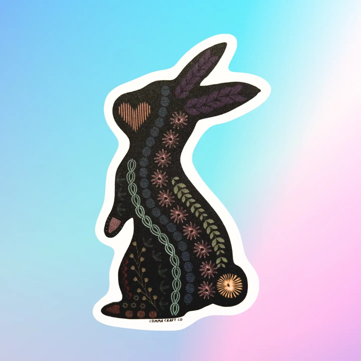 Vinyl Knitting Stickers by Comma Craft Co.
