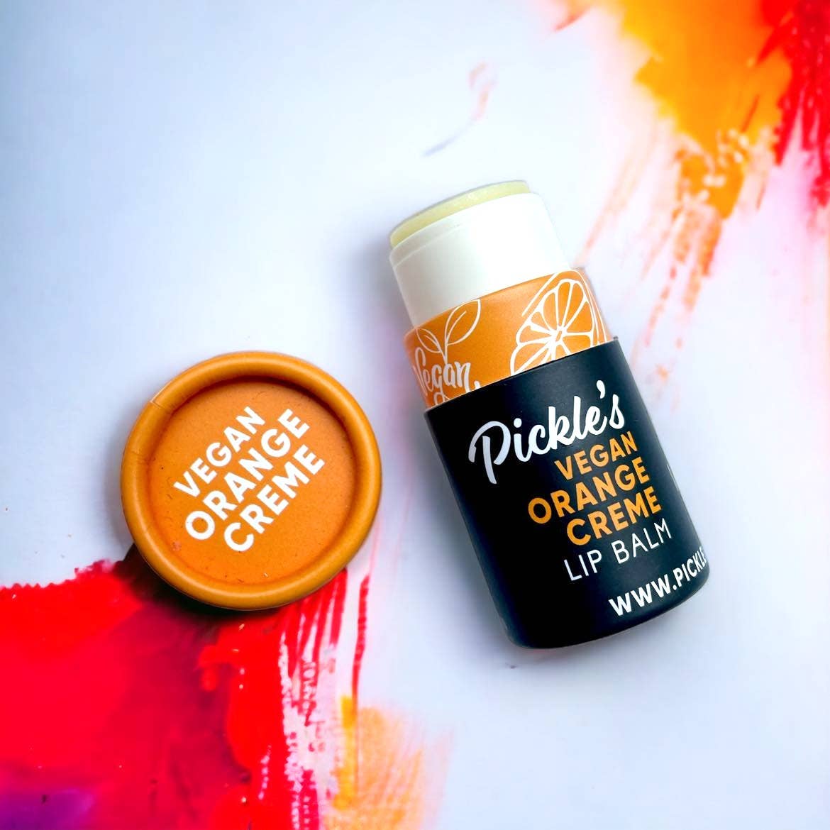 Pickle's Potions Vegan Orange Creme Lip Balm