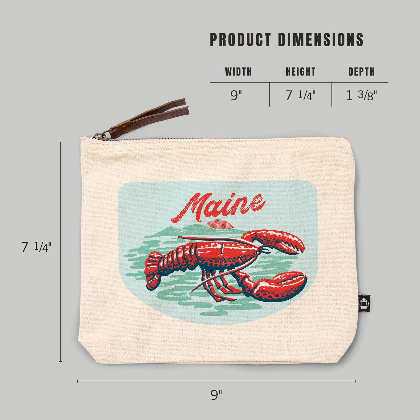 Maine Lobster Pouch by Lantern Press