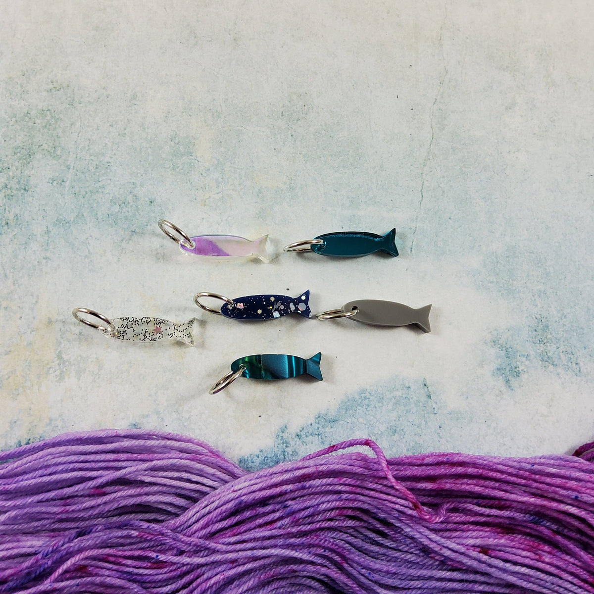 Katrinkles Fish Stitch Marker Set