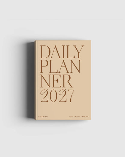Cozy Planner 2027 – Latte Brown