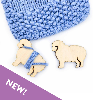 Twice Sheared Sheep Yarn Bobbins