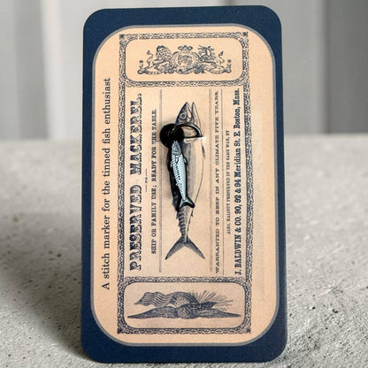 Mackerel Enamel Stitch Marker Single