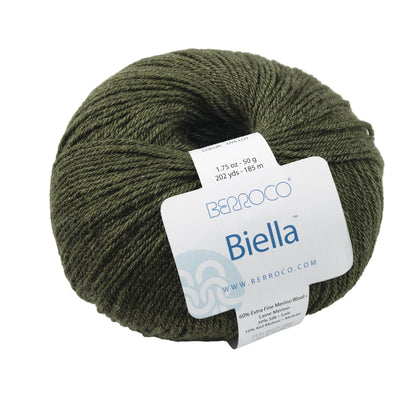 Berroco Biella merino silk mohair yarn skein