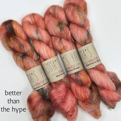 Emma's Yarn laceweight silk mohair yarn better than the hype