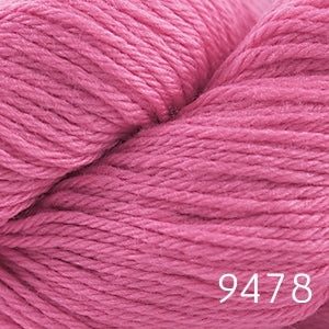 Cascade 220 worsted weight wool yarn in 9478 cotton candy pink