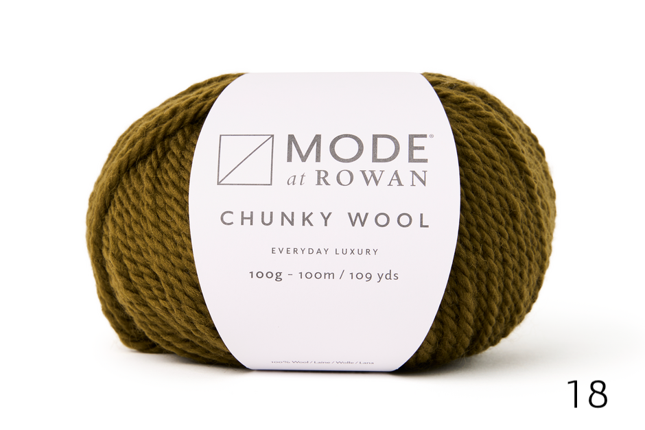 Mode at Rowan Chunky Wool in shade 18