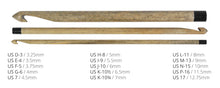 Load image into Gallery viewer, 6&quot; Lykke Driftwood Crochet Hooks

