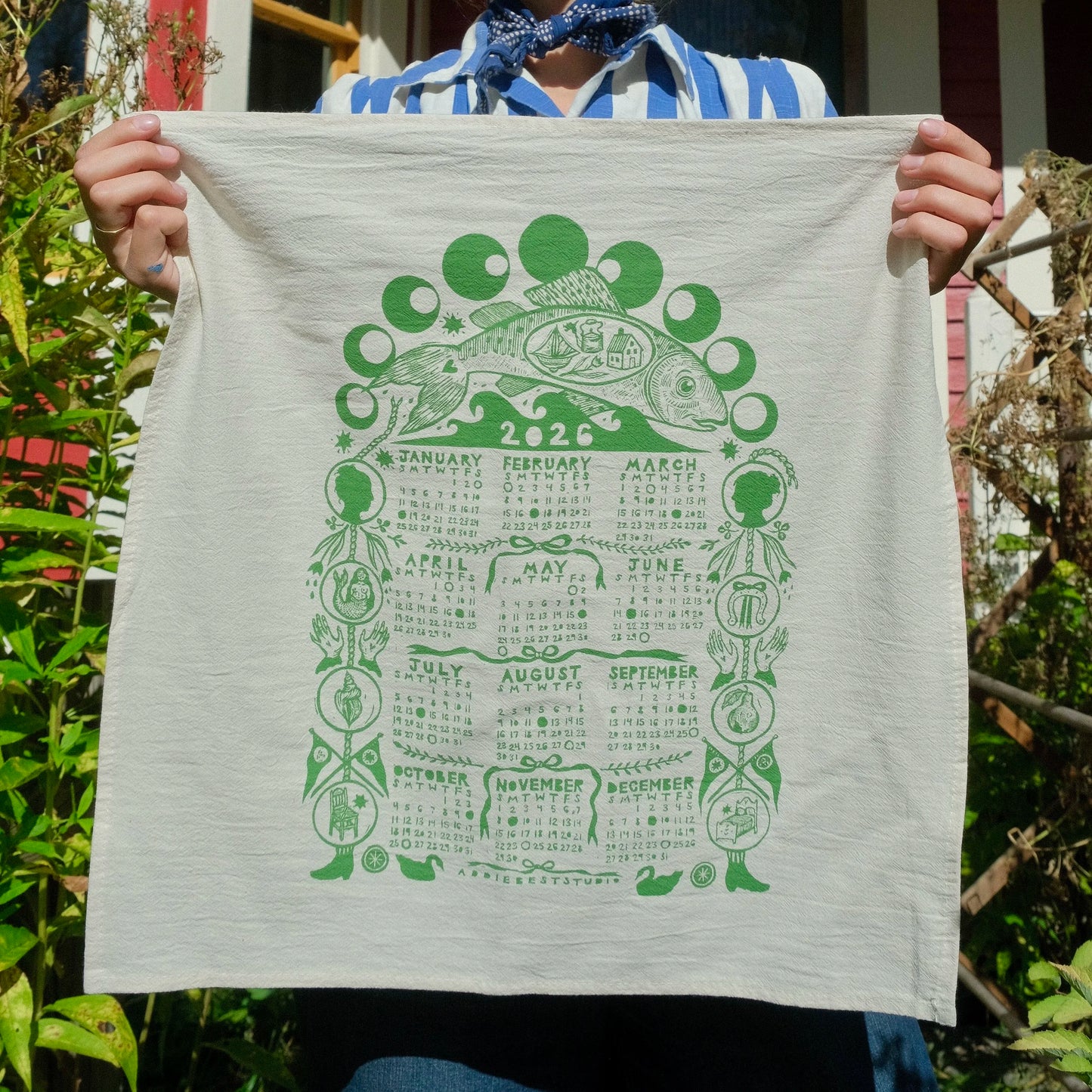 Tea Towel Calendars by Addie Best