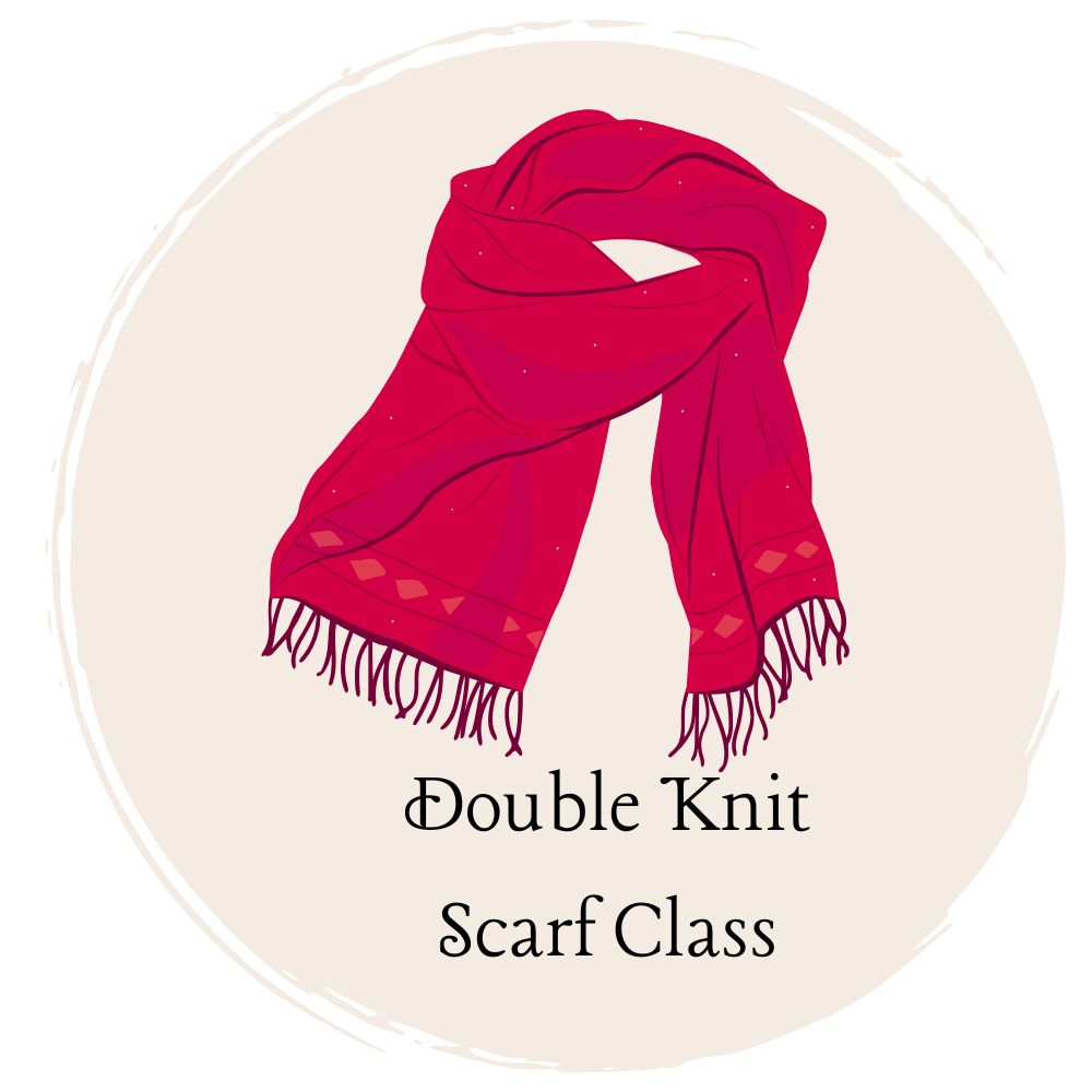 Double Knit Scarf with Erica