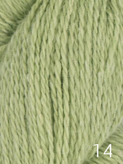 Queenland Lapin fingering weight angora blend yarn in shade 14